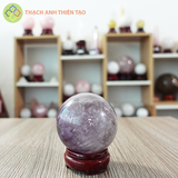 Cầu thạch anh tím nặng 0.58kg, đường kính 7.1cm
