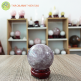 Cầu thạch anh tím nặng 0.58kg, đường kính 7.1cm