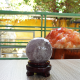 Cầu thạch anh tím nặng 0.54kg, đường kính 7.2cm