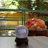 Cầu thạch anh tím nặng 0.44kg, đường kính 6.6cm