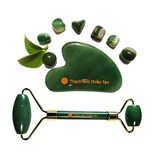 Bộ massage thạch anh xanh nâng cơ