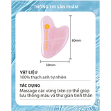 Miếng massage nâng cơ đá thạch anh tự nhiên thiên tạo