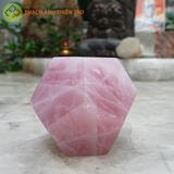 Thạch anh trấn trạch 12 mặt hồng 0.75kg