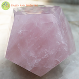 Thạch anh trấn trạch 12 mặt hồng 1.25kg