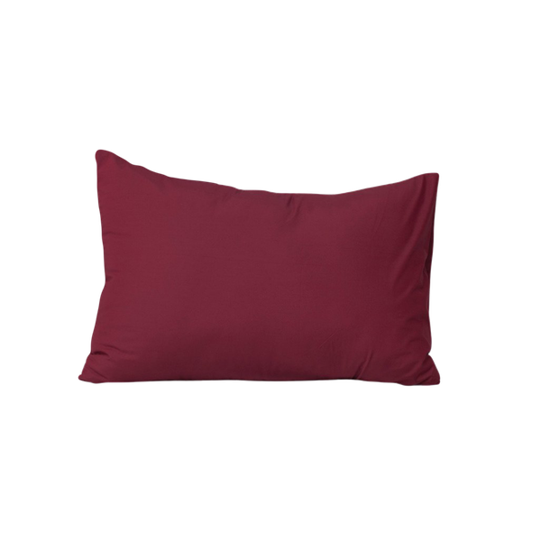  Vỏ gối nằm lẻ Premium Cotton đỏ bordeaux 