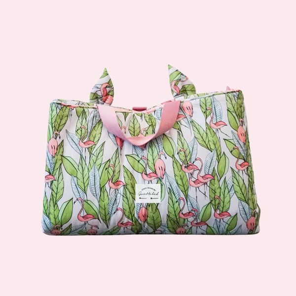  Bộ túi ngủ đi học Tencel pink flamingo 