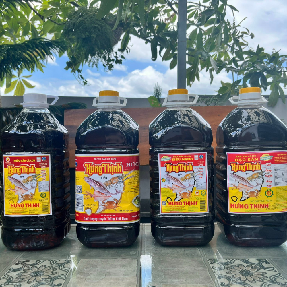 Nước Mắm 5L - 40 độ dùng trong Bữa Ăn hoặc Chế Biến Món Ăn