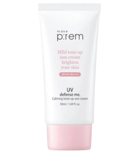 Kem Chống Nắng Make P:rem Soothing Pink Tone Up Sun Cream SPF50+ PA++++ 50ml