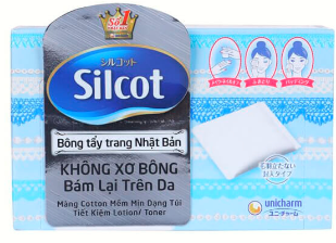 Bông Tẩy Trang Silcot (Xanh) 82 Miếng