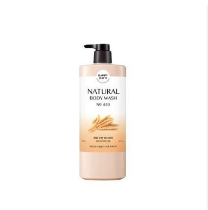 Sữa Tắm Tinh Chất Lúa Mạch Happy Bath Natural 900g