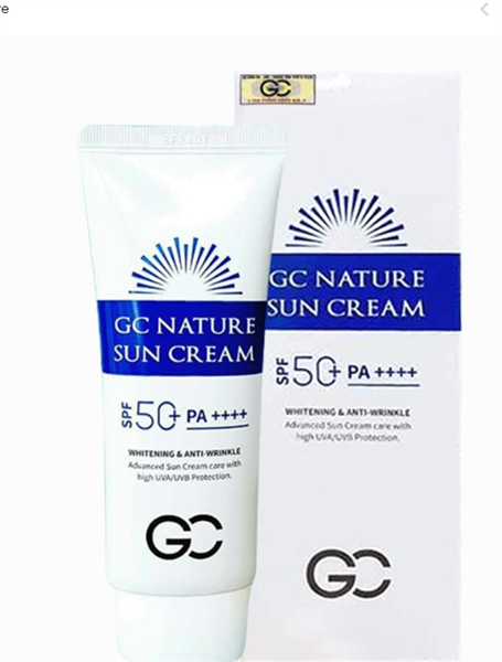 Kem chống nắng GC Nature Sun cream SPF 50+ PA++++ 60ml