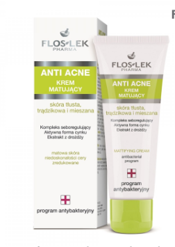 Kem Dưỡng FlosLek Anti Acne mattifying cream 50ml