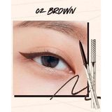 Chì Kẻ Mắt Mí Clio Sharp So Simple Waterproof Pencil Liner 02 Brown 0,14g