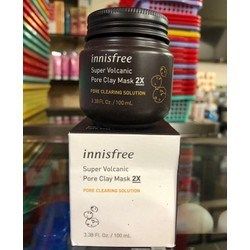 Mặt nạ đất sét Innisfree Super Volcanic Pore Clay Mask 2X 100ml