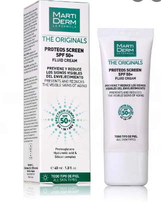 Kem chống nắng Marti Derm The Originals Proteos Screen SPF 50+ Fluid Cream 40ml ( hàng xách tay)