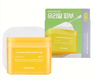 Toner Pad Mediheal Vitamide Bringtening 100 Miếng 170ml