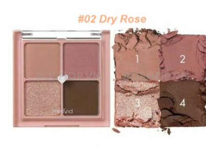 Bảng mắt Romand M02 Dry Rose