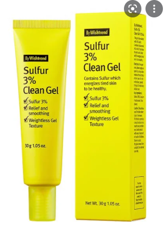 Kem dưỡng By Wishtrend Sulfur 3% Clean Gel 30g