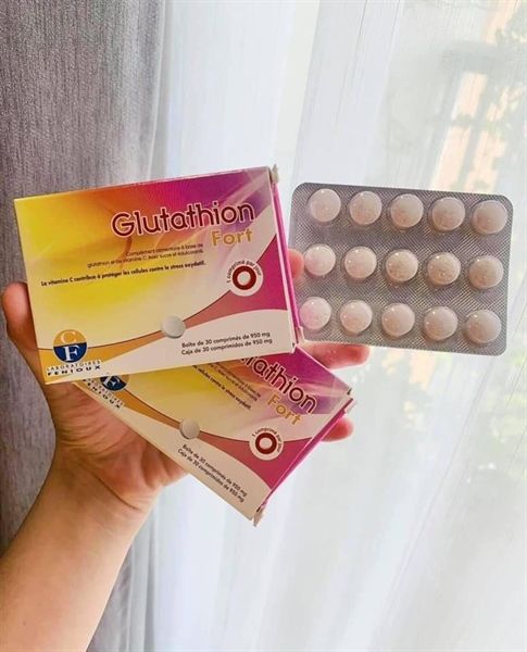 viên ngậm glutathion Viên ngậm trắng da Glutathion Fort 30 viên – LV PERFUME