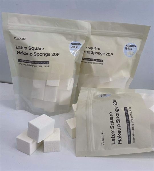 Mút Tán Nền Piccasso Latex Square Makeup Sponge 20 Miếng