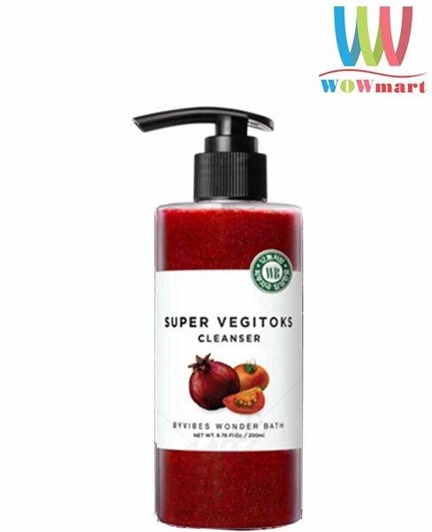 Sữa rửa mặt thải độc rau củ màu đỏ 300ml
