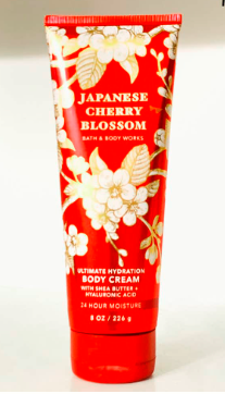 Dưỡng Thể Bath & Body Works Japanese Cherry Blossom Body Cream (Tuýp) 226g