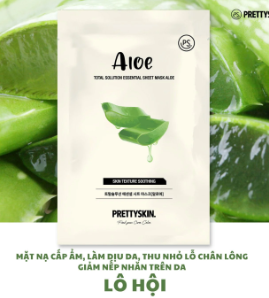 Mặt nạ Prettyskin lô hội 23g