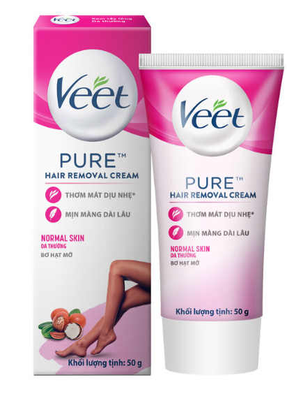 Kem Tẩy Lông Veet Pure Normal Skin (Hồng) 100ml
