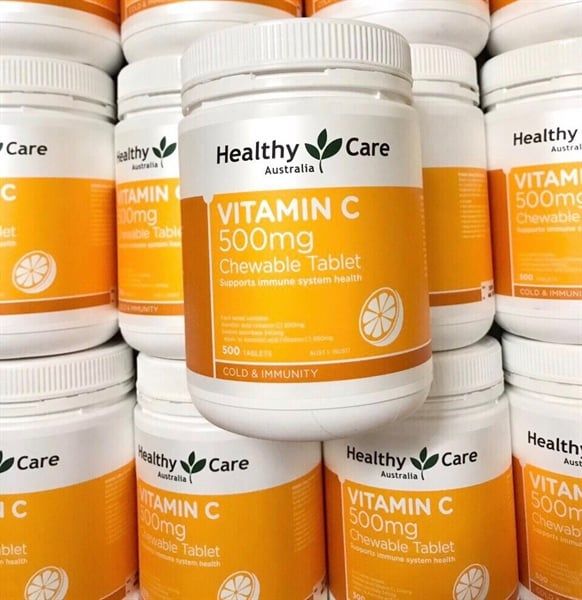 Viên nhai Healthy Care Vitamin C 500mg 500v