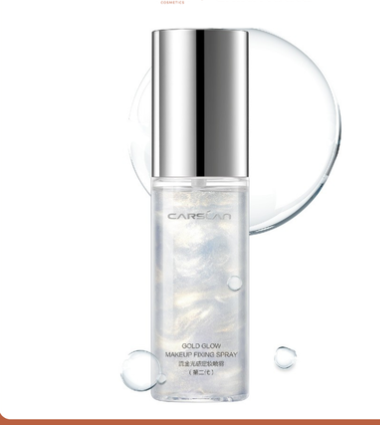 Xịt Khóa Nền Có Nhũ Carslan Gold Glow Makeup Fixing Spray 50ml