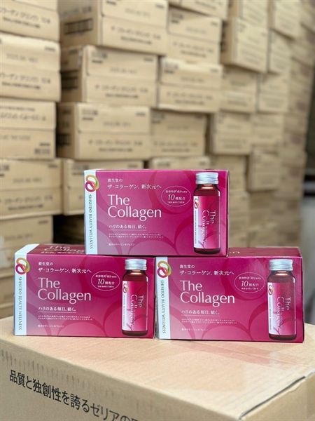 Nước uống The Collagen Shiseido 10 lọ/ hộp Nhật (Mẫu mới)