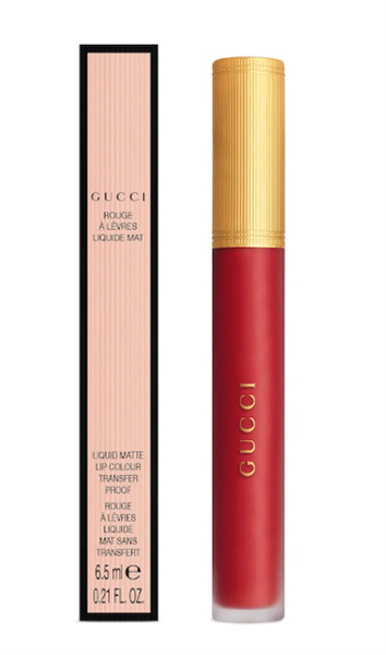 Son Gucci Rouge Liquid Matte Lip Colour 25 Goldie Red 6.5ml