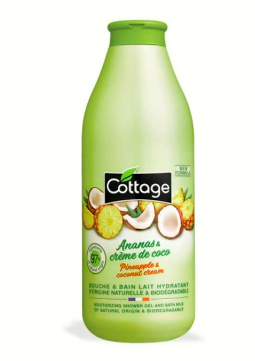 Sữa Tắm Cottage Ananas & creme de coco (dừa dứa) 750ml