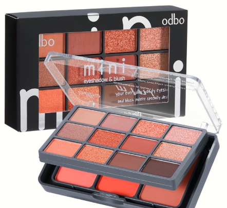 Phấn Mắt Má Odbo Mini Eyeshadow & Blush - 02 24g