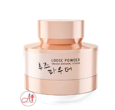 Phấn phủ siêu mịn kiềm dầu Vacosi Loose Powder #20 Natural