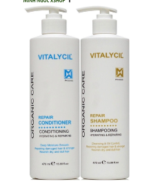 Cặp Dầu Gội Vitalycil Organic Care 470ml*2