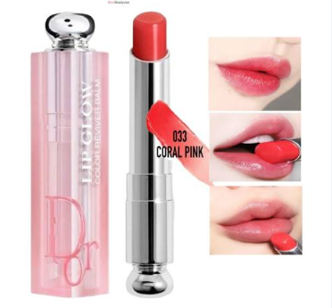 Son Dior Addict Lip Glow 033 Coral Pink (mẫu mới) – LV PERFUME