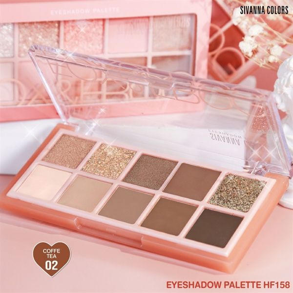Bảng Phấn Mắt Sivana Colors No 02 Coffe Tea 11g