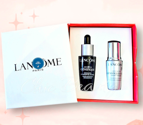 Set Serum Lancôme Advanced Geifique 10ml + Serum Dưỡng Mắt 5ml