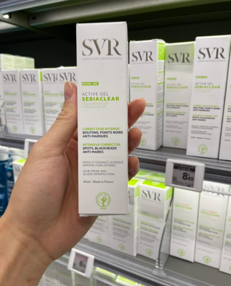 Kem giảm mụn kiềm dầu SVR Seabiaclear Active 40ml
