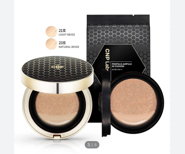 Phấn Nước CNP Laboratory Propolis Ampule In Cushion SPF50+/ PA+++ 15g (Tặng lõi refill 15g) Tone 21