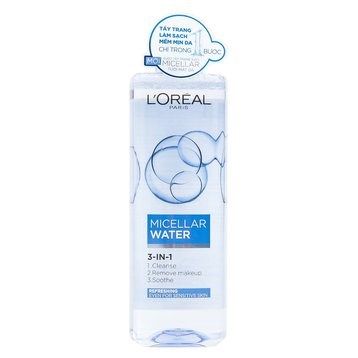 Tẩy Trang 3 in 1 L'Oreal Paris Micellar Water (Xanh) 400ml