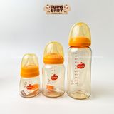  Bình sữa Wesser cổ hẹp nhựa PPSU cao sấp, chịu nhiệt an toàn cho bé sơ sinh và trẻ nhỏ 