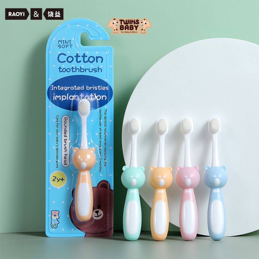  Bàn chải đánh răng lông tơ siêu mềm Mini Soft, cho bé từ 2 tuổi + 