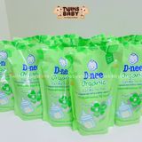  Nước rửa bình sữa dnee, nước rửa bình sữa, dạng túi 600ml, chai 620ml, hàng Thái Lan 