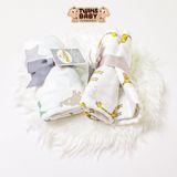  Khăn tắm cho bé, khăn tắm cho bé sơ sinh, khăn tắm sợi tre cho bé, túi lưới Manny siêu mềm mại, kích thước 120x120cm 