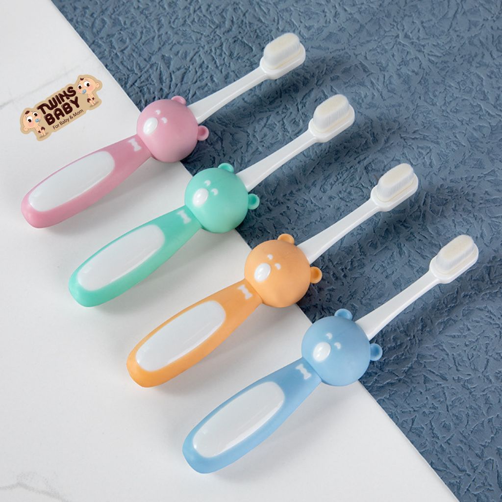  Bàn chải đánh răng lông tơ siêu mềm Mini Soft, cho bé từ 2 tuổi + 