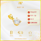 Mặt Dây Chuyền 1 Hột Vàng 610 KIM PHÁT