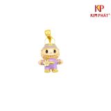 Mặt Dây Chuyền Labubu 6 Màu Vàng 610 KIM PHÁT