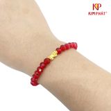 Phụ Kiện Vòng Tay Thắt Đỏ / Pha Lê Tỳ Hưu Kim Phát vòng tay nữ